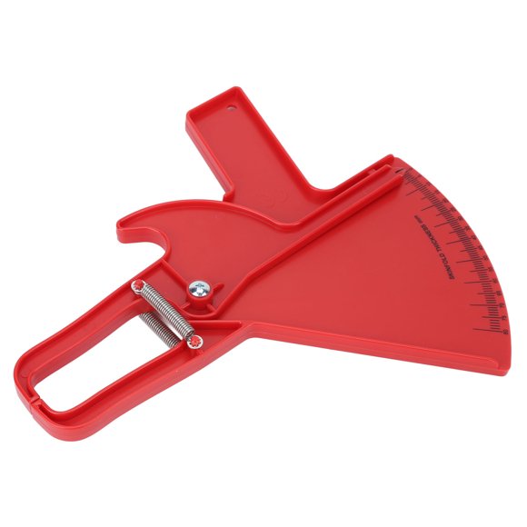 Body Fat Caliper, Skinfold Caliper 0 To 3.15in Range Portable High Accuracy for Home Red ZFC09