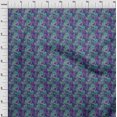 thumbnail image 4 of oneOone Georgette Viscose Tissu Violet Texture Feuille Robe Tissu Tissu Imprimé par la Cour 42 Pouces de Large, 4 of 4