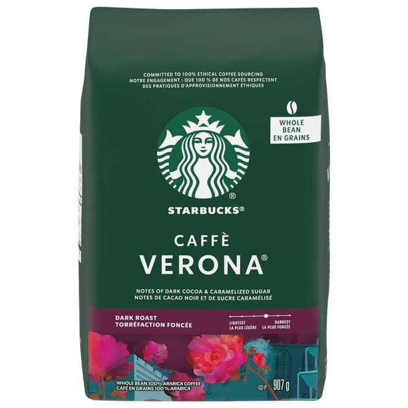Starbucks Caffè Verona Dark Roast Coffee Whole Bean 907 g