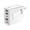 White, variant on Wall Charger, Power Adapter, 36W Multi Port USB Charger with PD and QC3.0 Fast Charging for Phone Tablet, Travel Use, 1-Pack