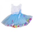 thumbnail image 3 of Été Enfants Bébés Filles Enfants Robe Tutu Princesse Dentelle Nœud Fleur Robe Sans Manches Robe de Fête Mini Robe Filles Vestidos Vert 4T, 3 of 5