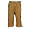 thumbnail image 3 of Innerwin Pantalon Cargo à Cordon Élastique Taille Haute Mode Capri Jaune Gingembre Clair L, 3 of 9
