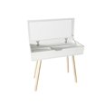 thumbnail image 5 of Bureau moderne avec rangement et miroir - Blanc, 5 of 5