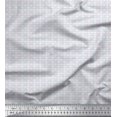 thumbnail image 1 of Soimoi Poly Georgette Fabric Geometric Cube Shirting Print Sewing Fabric Yard 52 Inch Wide, 1 of 3