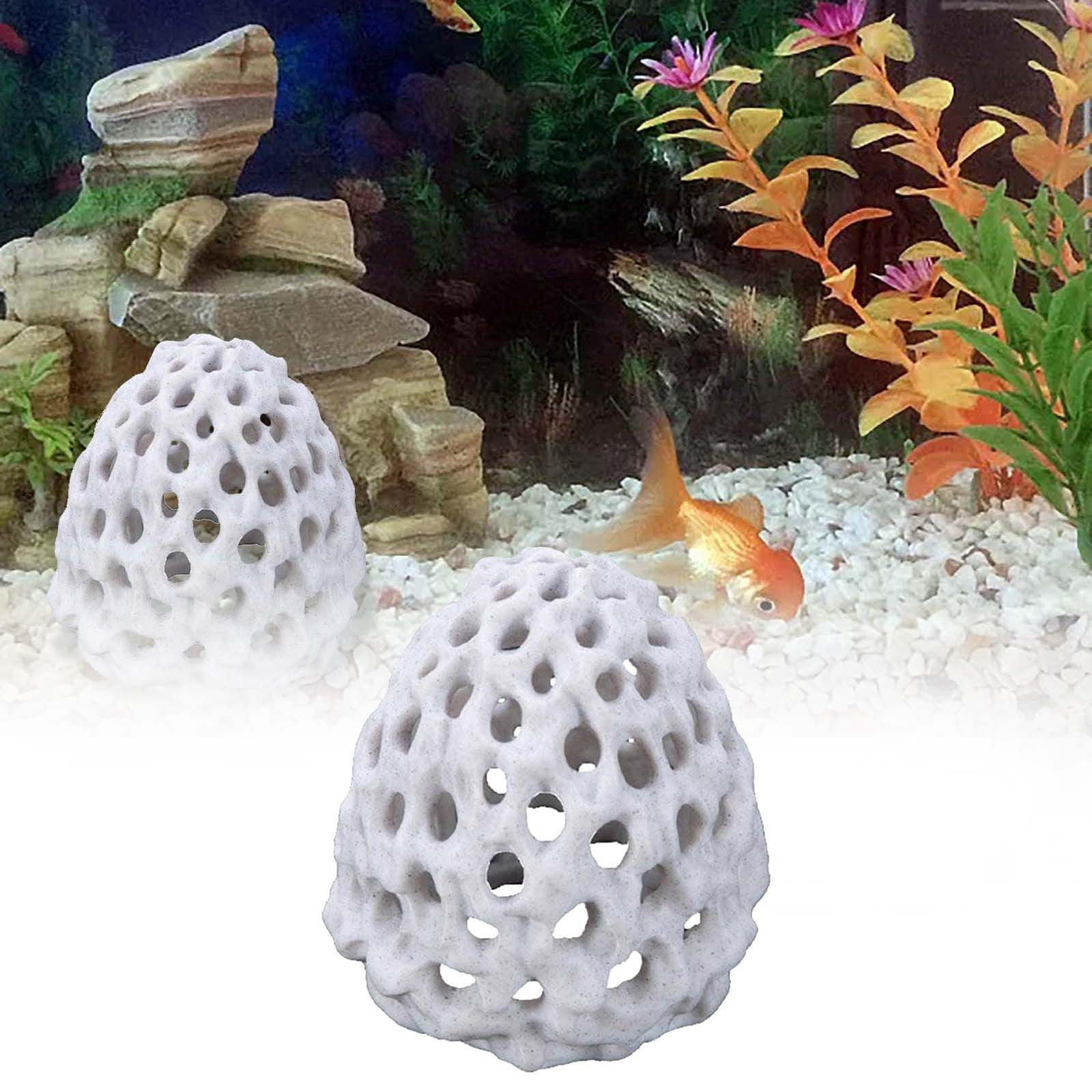 Dome Hide Habitat Hideout Aquarium Fish Hideout With Suction Cup Fish Tank Tunnel Aquarium Fish Tank Accessories For G