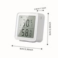 thumbnail image 3 of AMERTEER 4-Pack Tuya Smart WiFi Thermometer Hygrometer with Alexa/Google Assistant Voice Control  Wireless Temperature & Humidity Sensor  LED Display  Smart Life App Alerts  Battery-Power, 3 of 5