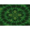 thumbnail image 1 of Ahgly Company Machine Washable Indoor Rectangle Transitional Green Area Rugs, 5' x 7', 1 of 7