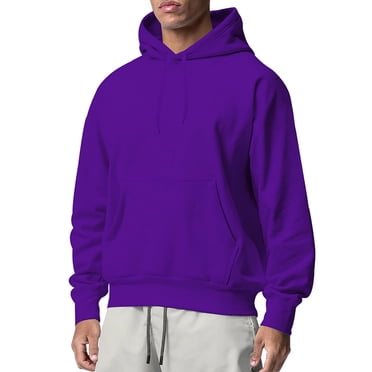 Cameland Hooded Sweatshirts for Men Hoodies Solid Color Blend Fleece Pullover Kanga Pocket Sweatshirts