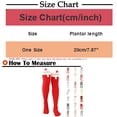 thumbnail image 3 of Chaussettes de Sol Chaudes pour Femmes en Molleton Corail Épaissi à Rayures Dessin Animé 2 Pcs Bas Bas Bas de compression Blanc, 3 of 3