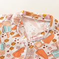 thumbnail image 3 of Ensembles de Pyjamas d'Été pour Tout-Petits Chemise à Manches Courtes à Boutons et Col Rabattu Shorts, 3 of 6
