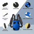 thumbnail image 3 of ORUYROP Pet Dog Carrier Backpack Adjustable Dog Front Carrier, Legs Out Easy-Fit Dog Travel Backpack Carrier for Hiking Camping for Small Medium Dogs Cats and Rabbits (Small (Pack of 1), Dark, 3 of 6