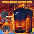 thumbnail image 1 of EQWLJWE Womens Heated Vest Smart Controller Sleeveless Floral Print Lights Out Design Lightweight Heating Vest (Battery Pack Not Included) Heated Vest for Women Rechargeable Halloween Costumes for Women Plus Size, 1 of 1