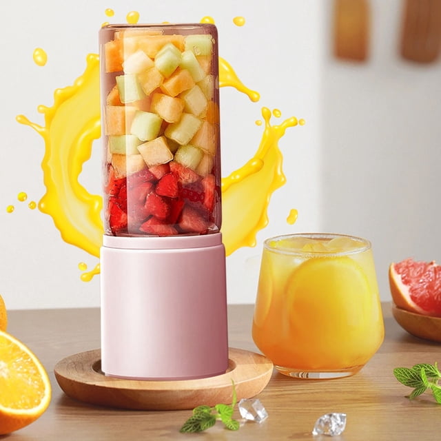 Yhmxh Home Essentials Home Appliances Juicer Cup Small Portable Rechargeable Juicer Machine Home Multi Functional Mini Wireless Fruit Juicer Cup Juicer Machine A Chopper