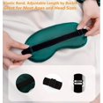 thumbnail image 3 of GHSDFBB Sleep Mask, Silk Sleep Eye Mask with Adjustable Strap, Silk Satin Eye Mask, Soft Eye Cover Satin Sleep Mask Eye Mask Blindfold, Lightweight Comfortable Blindfold for Travel, Sleeping,Nap, 3 of 7