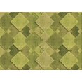 thumbnail image 1 of Ahgly Company Machine Washable Indoor Rectangle Transitional Green Area Rugs, 4' x 6', 1 of 7