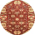 thumbnail image 1 of Ahgly Company Tapis d'Intérieur Ronds Abstraits Rouges Abstraits pour Aire, 3 Pieds Rond, 1 of 6
