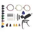 thumbnail image 2 of Guitar Strings Accessory Kit, Kit de Remplacement de Cordes de Guitare ABS Plastique Anti Rouille Cordes de Guitare Accessoire pour Guitare Folk pour Ukulélé pour Guitare Acoustique, 2 of 8