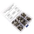 thumbnail image 4 of Sonew Portable Stainless Steel Fasteners 60PCs Rust Resistant Hose Clamp Auatomobiles, 4 of 8