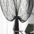thumbnail image 4 of French Lace Window Curtain Elegant Semi Sheer Panel With Through Bar Design For Classic Interior, 4 of 8