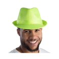 thumbnail image 1 of Dress Up America Chapeau de Fedora à Paillettes 913&44; Vert, 1 of 3