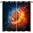 thumbnail image 4 of Waterfall Curtains Nature Scenery Theme Window Drapes with Spring Forest Tree Waterfall Landscape Print Pattern Rod Pocket Decor Curtains for Bedroom Living Room Cafe, 2 Panels, 42 x 84 Inch, 4 of 6