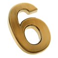 thumbnail image 4 of jifeng Golden Self- Door Number Sign Plaque Office Building Sticky Numeric Digit Plate Number 6, 4 of 7