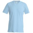 thumbnail image 1 of Kariban Mens Short Sleeve V Neck Slim Fit T-Shirt, 1 of 2