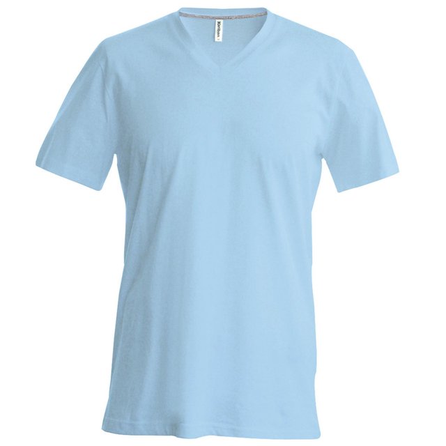 Kariban Mens Short Sleeve V Neck Slim Fit T-Shirt