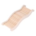 thumbnail image 1 of Hamster Climbing Toy Wooden Ladder Bridge Wooden Hamster Ladder Bendable  Cage  Toy For Small Animals, 1 of 8