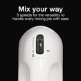 thumbnail image 4 of Proctor Silex Easy Mix 5-Speed Electric Hand Mixer, White, 4 of 4