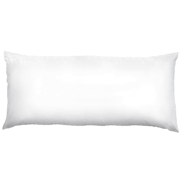 Mainstays Microfiber Body Pillow, White