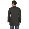 thumbnail image 3 of Chemise de Mode Indienne pour Homme, Kurta Courte Brodée en Coton (Noir, TG), 3 of 5