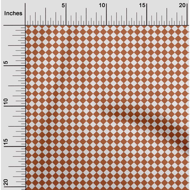 oneOone Organic Cotton Voile Fabric Diamond Geometric Print Fabric BTY 42 Inch Wide