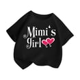 thumbnail image 3 of PMVFHDE Hauts Décontractés pour Fille Robe T-Shirt pour Filles T-Shirts Chemises pour Fille Grande Taille T-Shirts Mignons pour Fille T-Shirt Graphique Mignon pour Fille Col Rond Manches Courtes T-Shirt d'Été Décontracté Noir, 11-12 Ans, 3 of 5