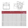thumbnail image 3 of 4PCS SBR12LUU SBR16LUU SBR20LUU 4 Pcs / Bag Linear Support Rail SBR16 SBR20 Carriage Linear Guide Bearing Slides For CNC Router ,Long Lasting, 3 of 7