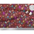 thumbnail image 3 of Soimoi Poly Georgette Fabric Dot,Octopus & Jellyfish Ocean Print Fabric by The Yard 52 Inch Wide, 3 of 3