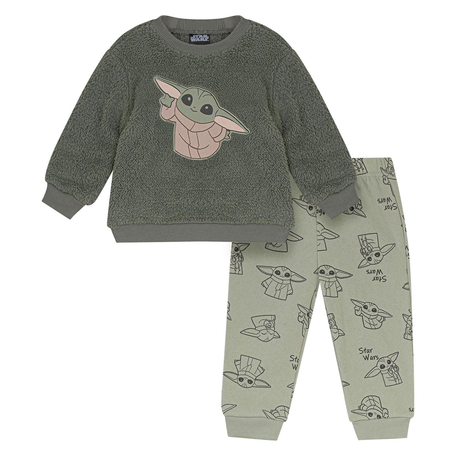 Star Wars Baby Boys' 2-piece Plush Top and Pants Set