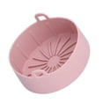 thumbnail image 2 of Fryer Basket, Dishwasher Safe Reusable Silicone Pot Non Stick  For Restaurant For Home For Kitchen 16cm Pink, 2 of 8