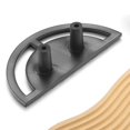 thumbnail image 4 of Half Moon Pull Cabinet Handle Pulls Kitchen Drawer Pull Knob Kitchen Furniture Hardware 9.8x4.9cm Gray, 4 of 8