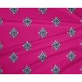 thumbnail image 4 of oneOone Polyester Lycra Fabric Floral Block Print Sewing Fabric BTY 56 Inch Wide, 4 of 4