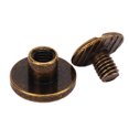 thumbnail image 3 of 200 Set Book Binding Screw 9x5mm Hard Thick Brass Material Uniform Coating Binding Screws Assorted Kit for Photo Album Bronze, 3 of 14