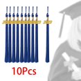 thumbnail image 2 of tredstone 10Pcs 2023 Graduation Cap Pompons Couleur Unique 15 Pouces pour Accessoires de Fête Bleu, 2 of 8