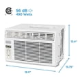 thumbnail image 2 of BLACK+DECKER BD10WT6 Window Air Conditioner with Remote Control, 10000 BTU, Cools Up to 450 Square Feet, White, 2 of 6