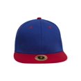 thumbnail image 2 of Top Headwear Flat Bill Adjustable Snapback Cap - Royal/Red, 2 of 2