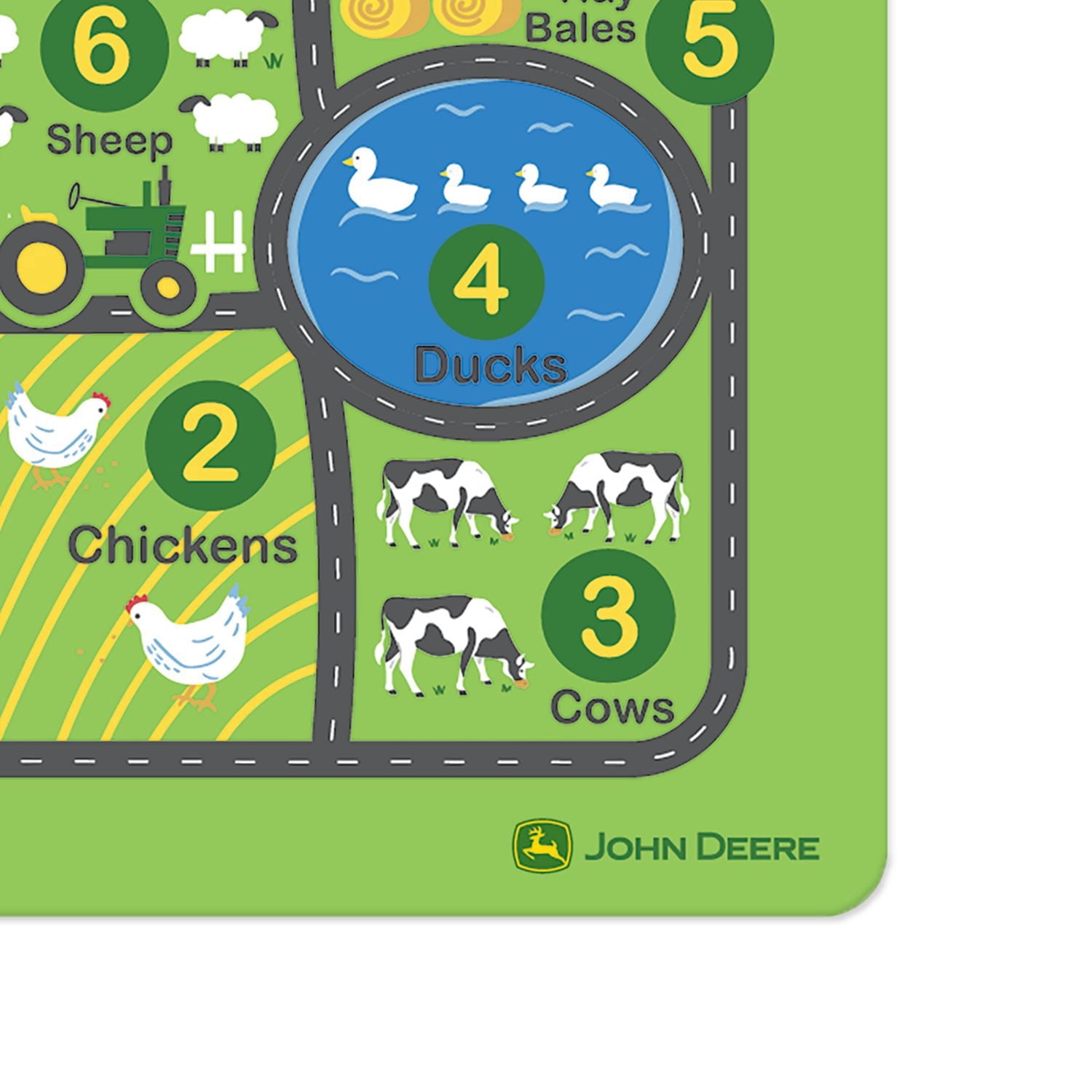 Napperon John Deere "Count on Farm"