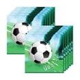 thumbnail image 2 of Football Party Napkins | Disposable Sports-Themed Cocktail Napkins for Game Day & Tailgating, 2 of 6