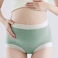 thumbnail image 2 of High Waist Abdominal Support Briefs for Women, Lace Trimmed Color Block Design, Breathable Cotton Blend, Seamless Edges, Four-Season Wear, for Pregnancy and Daily Use, 2 of 8