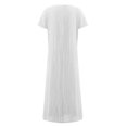 thumbnail image 5 of Robe Midi Décontractée à Manches Courtes et Manches Courtes pour Femme avec Poches, 5 of 5
