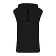 thumbnail image 3 of DPTALR T-Shirt de Sport Sans Manches Décontracté à Capuche Solide pour Hommes, 3 of 5