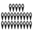 thumbnail image 2 of Plastic Trimming Blade, 25PCS Lawn Mower Replacement Blades Lightweight  For Garden Devices Black, 2 of 8